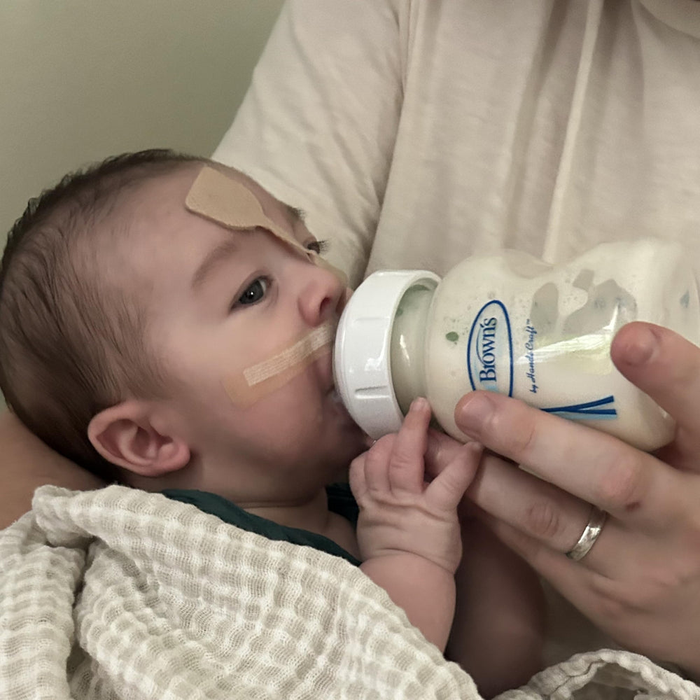 Dr. Brown's bottle preserves vitamins A, C, and E during feeding
