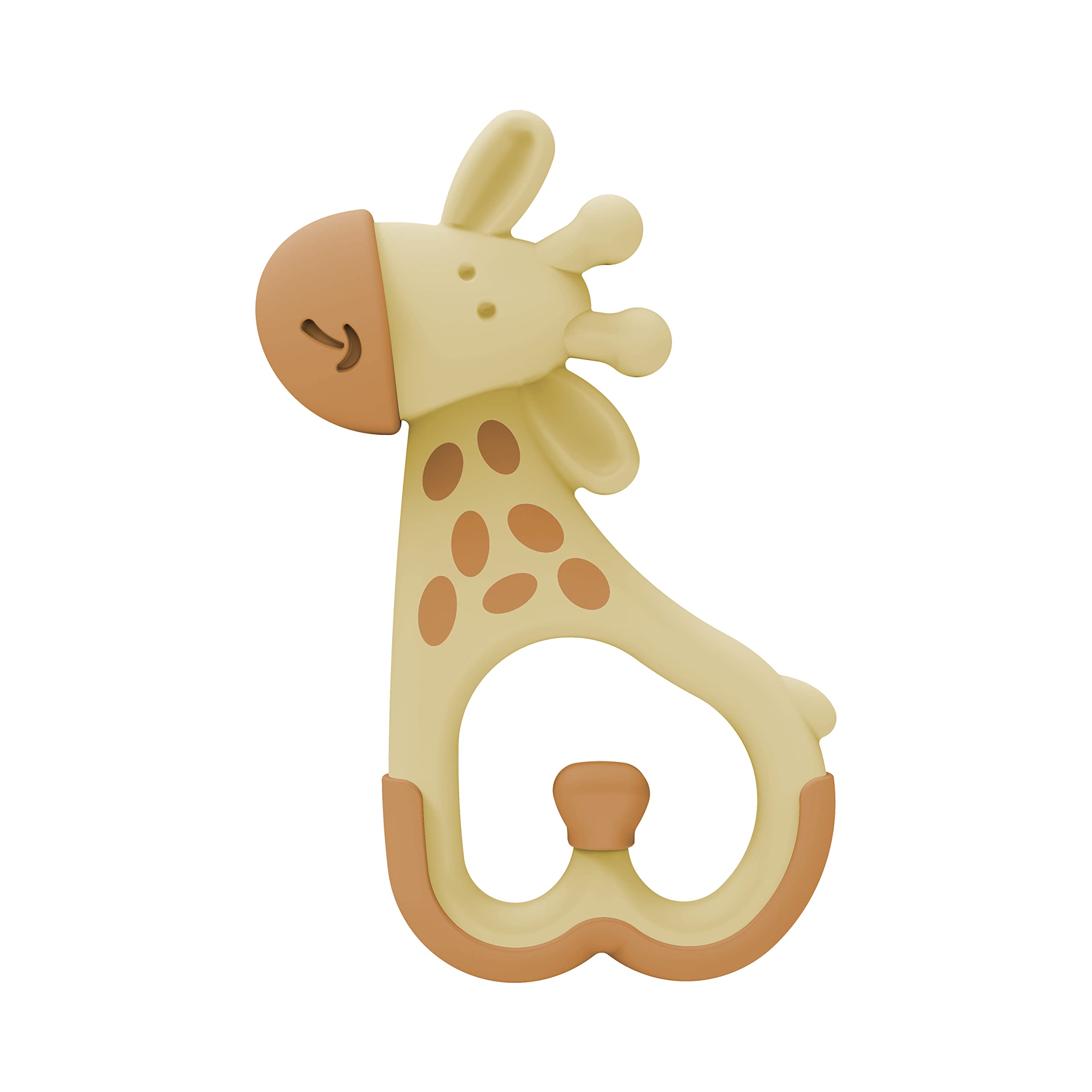 Dr. Brown's Ridgees Giraffe teether with a multi-textured surface for gum soothing.