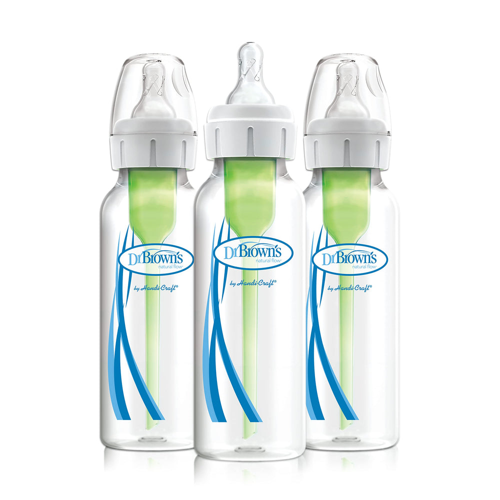 Dr. Brown's SFS 8oz bottles for steady flow during challenging feeds