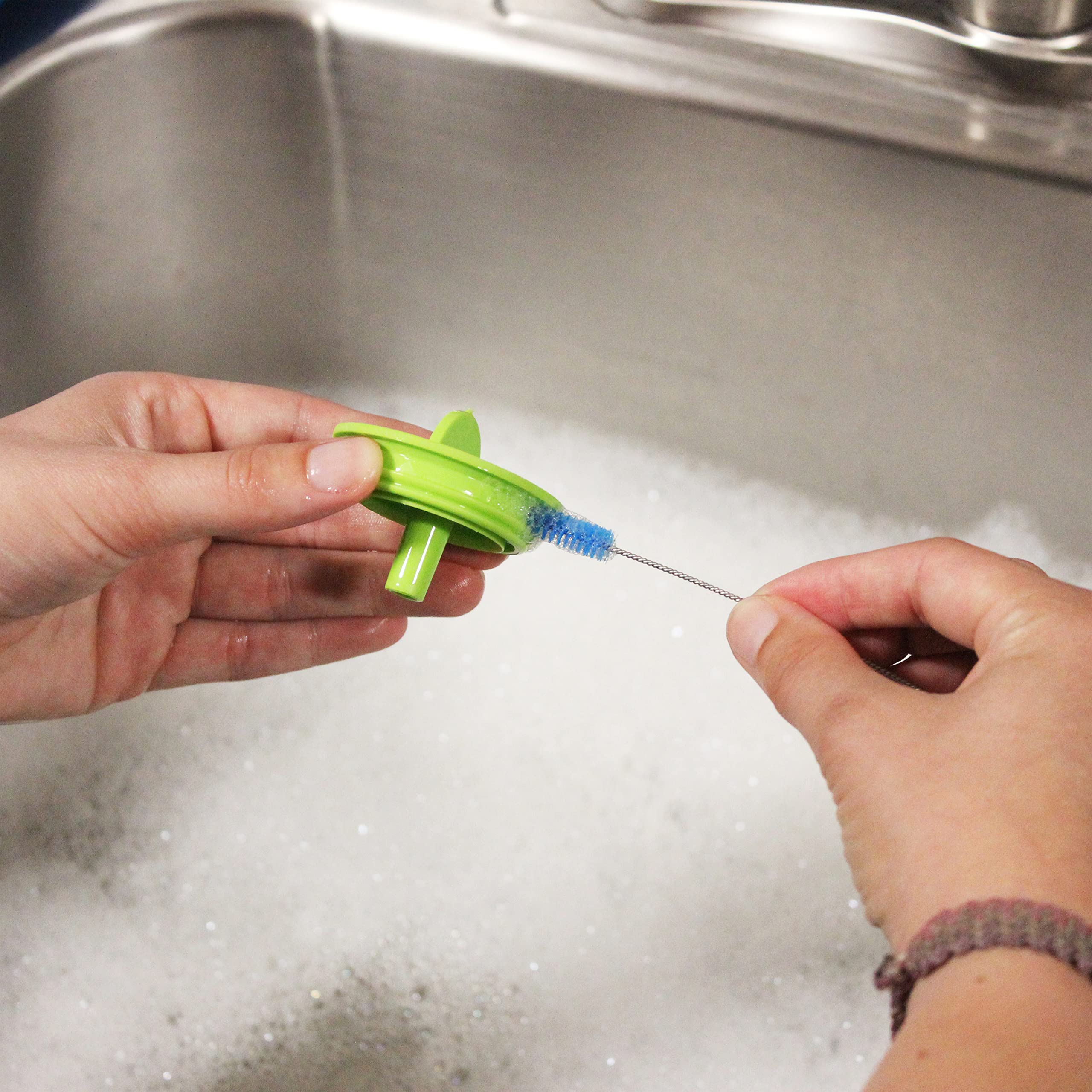 Dr. Brown's Cleaning brushes simplify thorough bottle cleaning