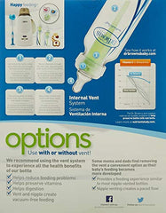 Dr. Brown's vent system closeup reduces air bubbles during feeds.