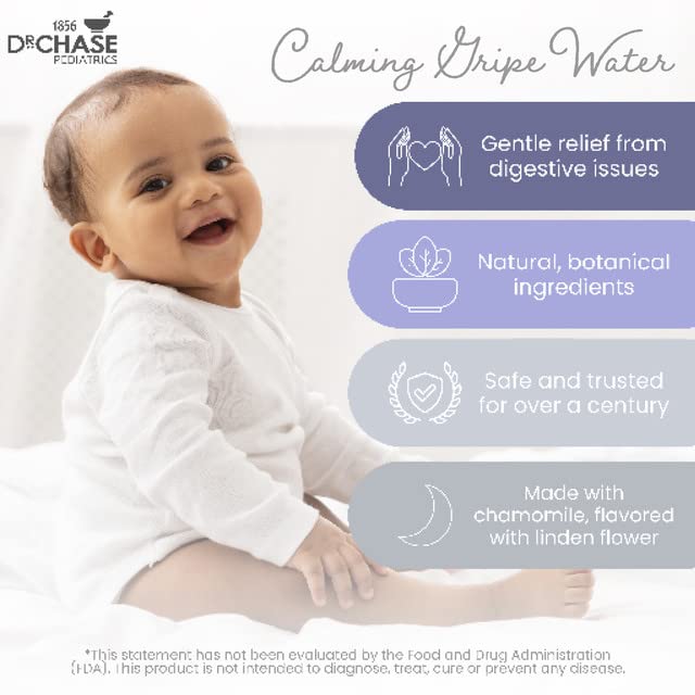 Dr. Chase Kolik Gripe Water in use during a calm feeding or soothing session.