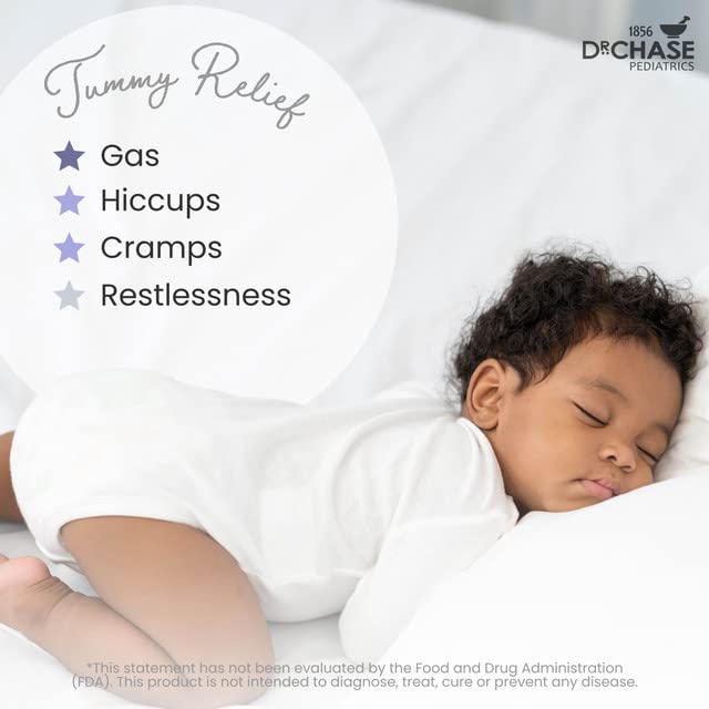 Dr. Chase Kolik Gripe Water packaging display highlighting original and nighttime formulas.