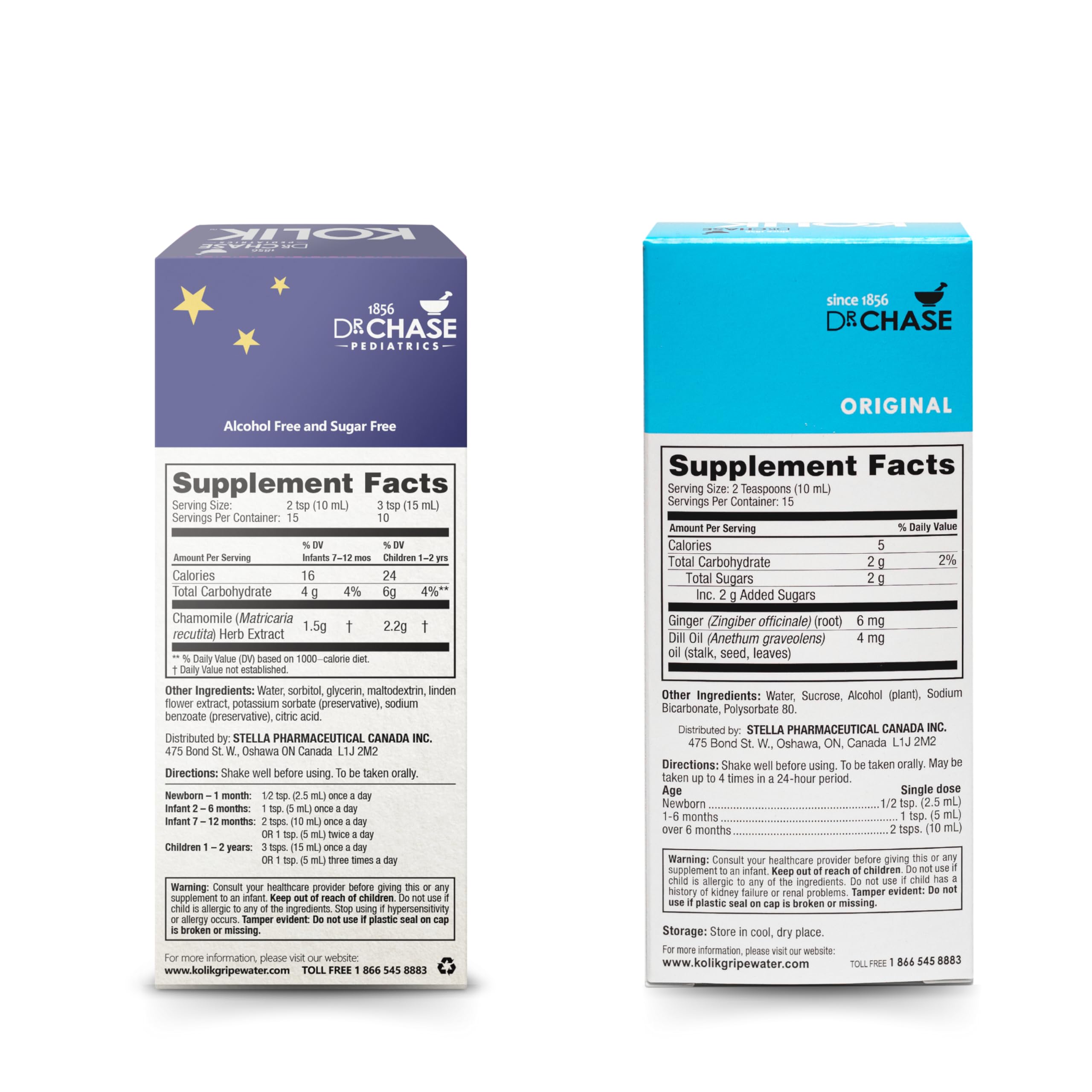 Dr. Chase Kolik Gripe Water two-pack box shown for multi-day use.
