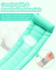 Dr.meter safety wristbands with extended cuffs for flexible walking.