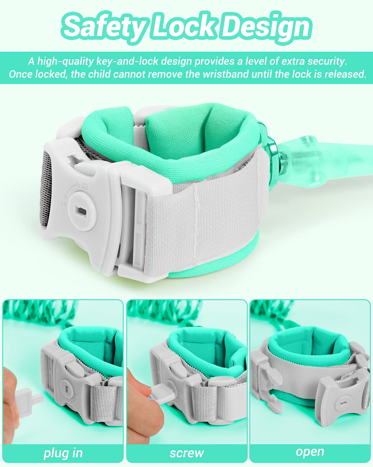 Dr.meter soft padding and Velcro straps for comfortable wear.