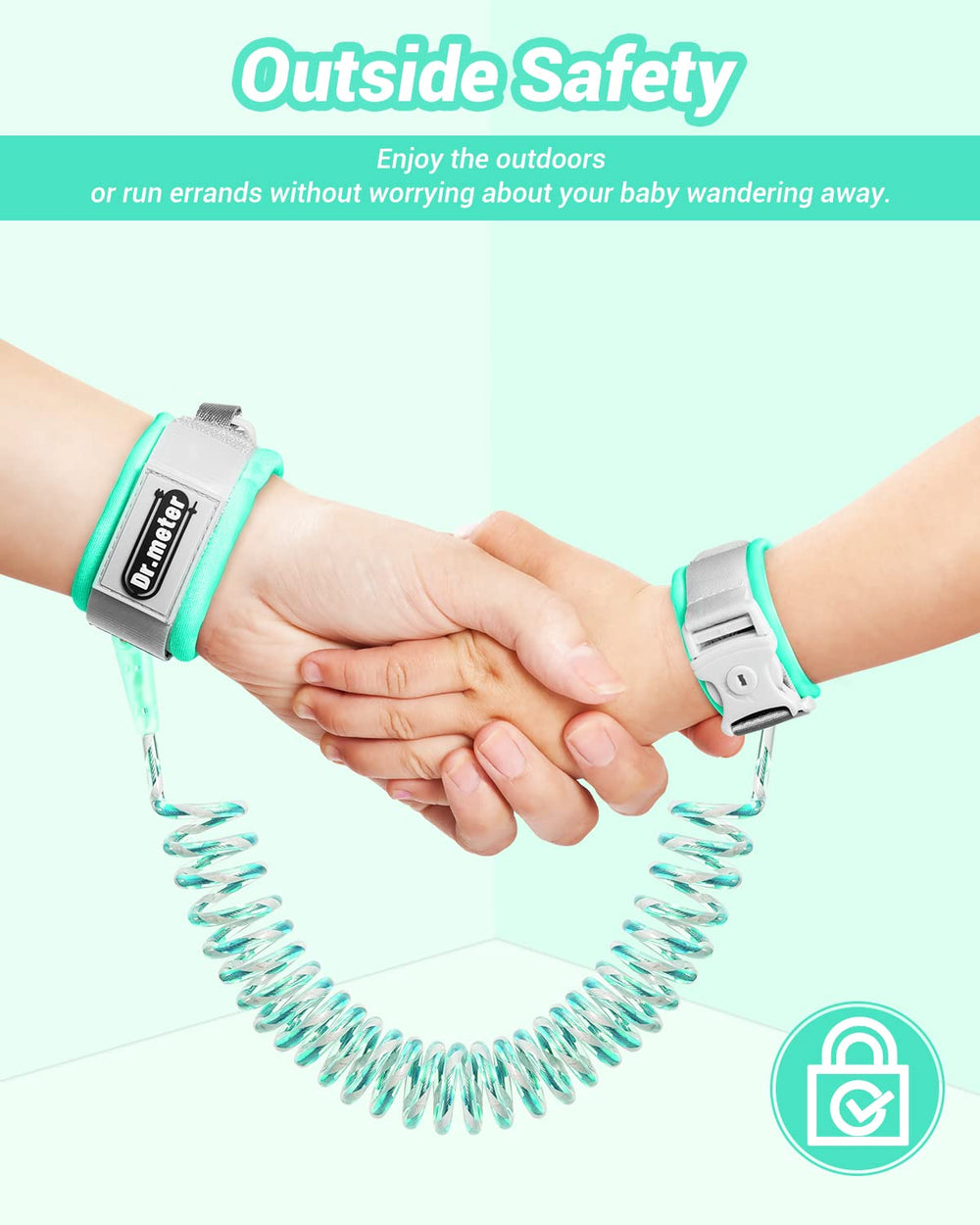 Dr.meter two-pack kid safety leash kit for two kids or two-use scenarios.