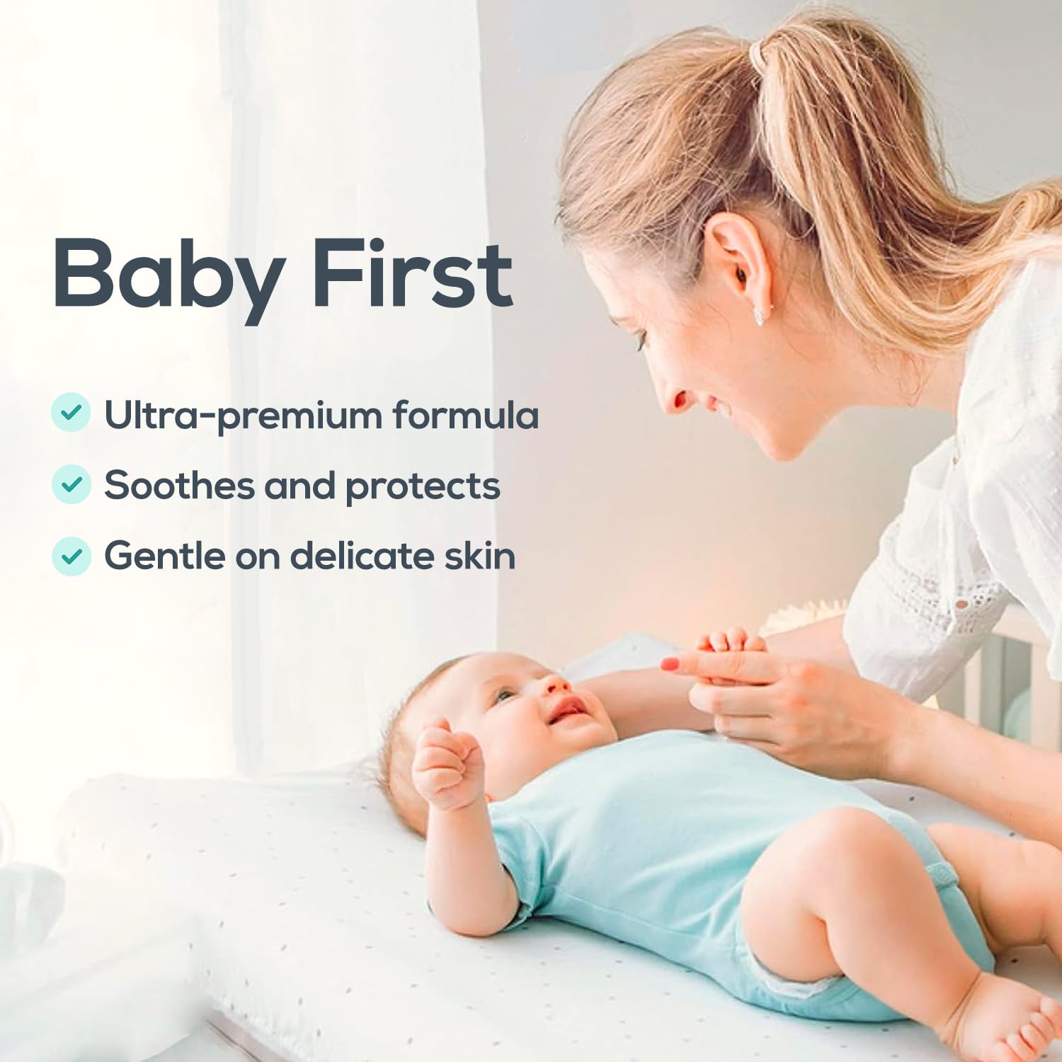 Dr. Mom Butt Balm ingredients-label highlights clean, pediatrician-approved formula.