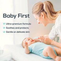 Dr. Mom Butt Balm ingredients-label highlights clean, pediatrician-approved formula.