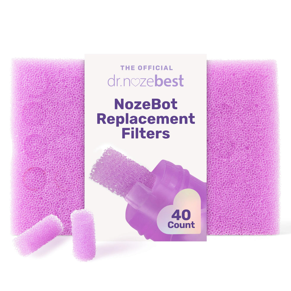 Dr. Noze Best NozeBot replacement filters blue pack for hygienic suction.