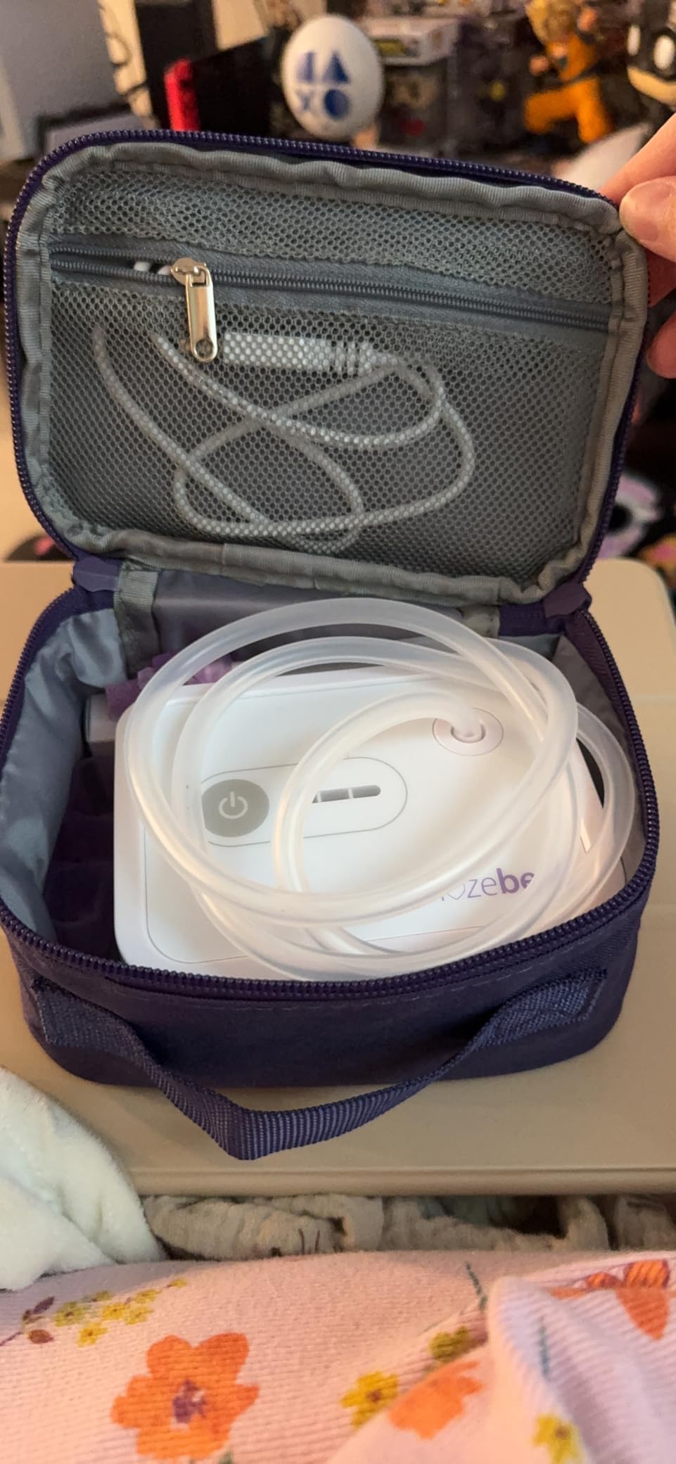 Dr. Noze Best NozeBot Travel Pouch is travel ready for busy families.