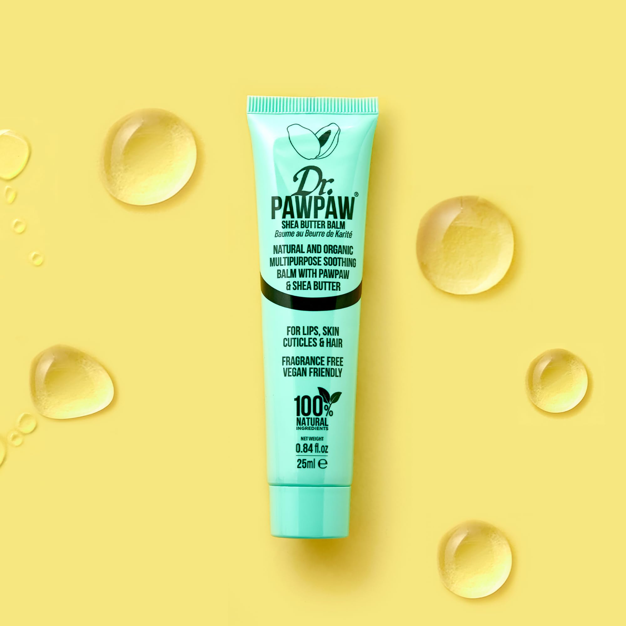 Dr PawPaw Multipurpose Balm aloe vera olive oil highlights antioxidant hydration for skin.
