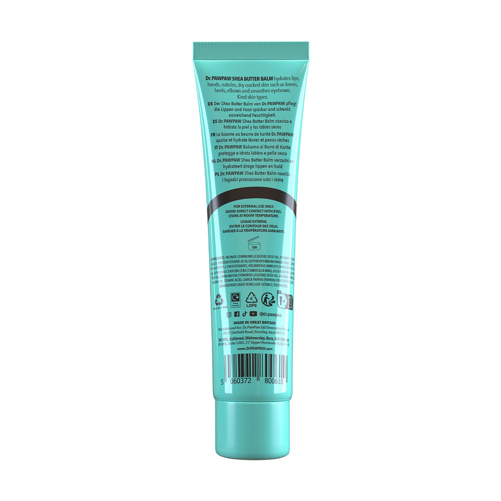 Dr PawPaw Multipurpose Balm cruelty-free badge underscores ethical skincare.