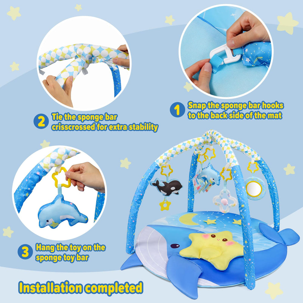 Dr.Rapeti soft crinkle book introduces marine themes for early curiosity.