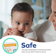 Dr. Talbot's Baby Tooth Gel features chamomile and clove for soothing gums.