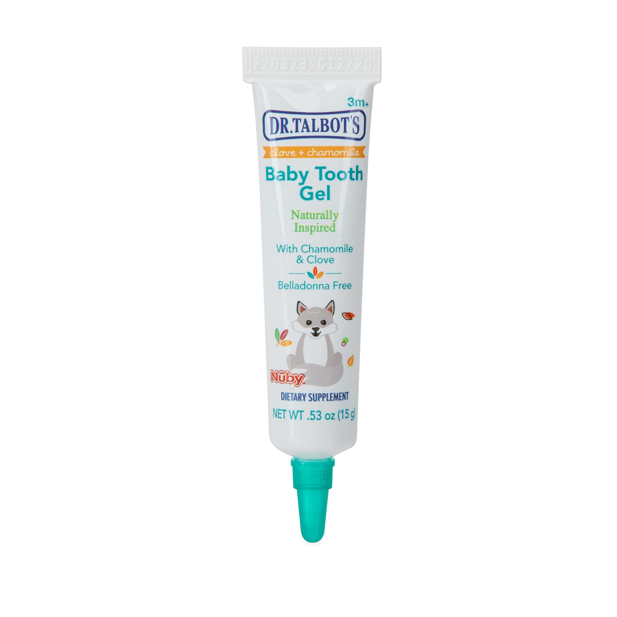 Dr. Talbot's Baby Tooth Gel is safe to swallow.