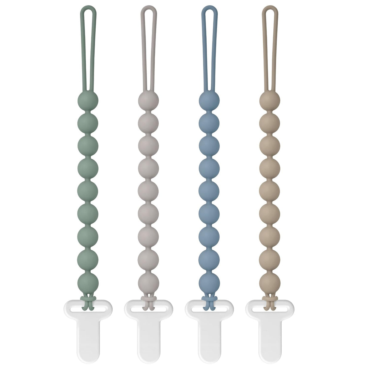 Draklary pacifier clips round design close-up for secure, stylish baby accessibility