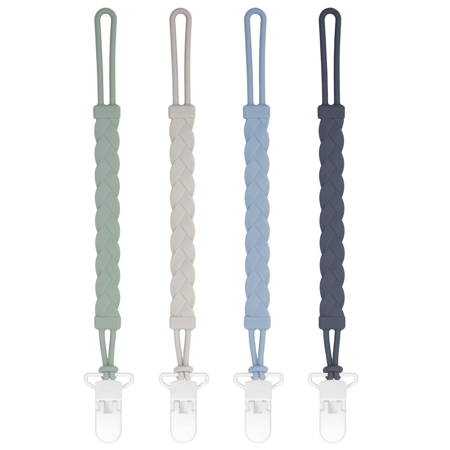 Draklary pacifier clip clip-on keeps pacifier secure and easy to grab