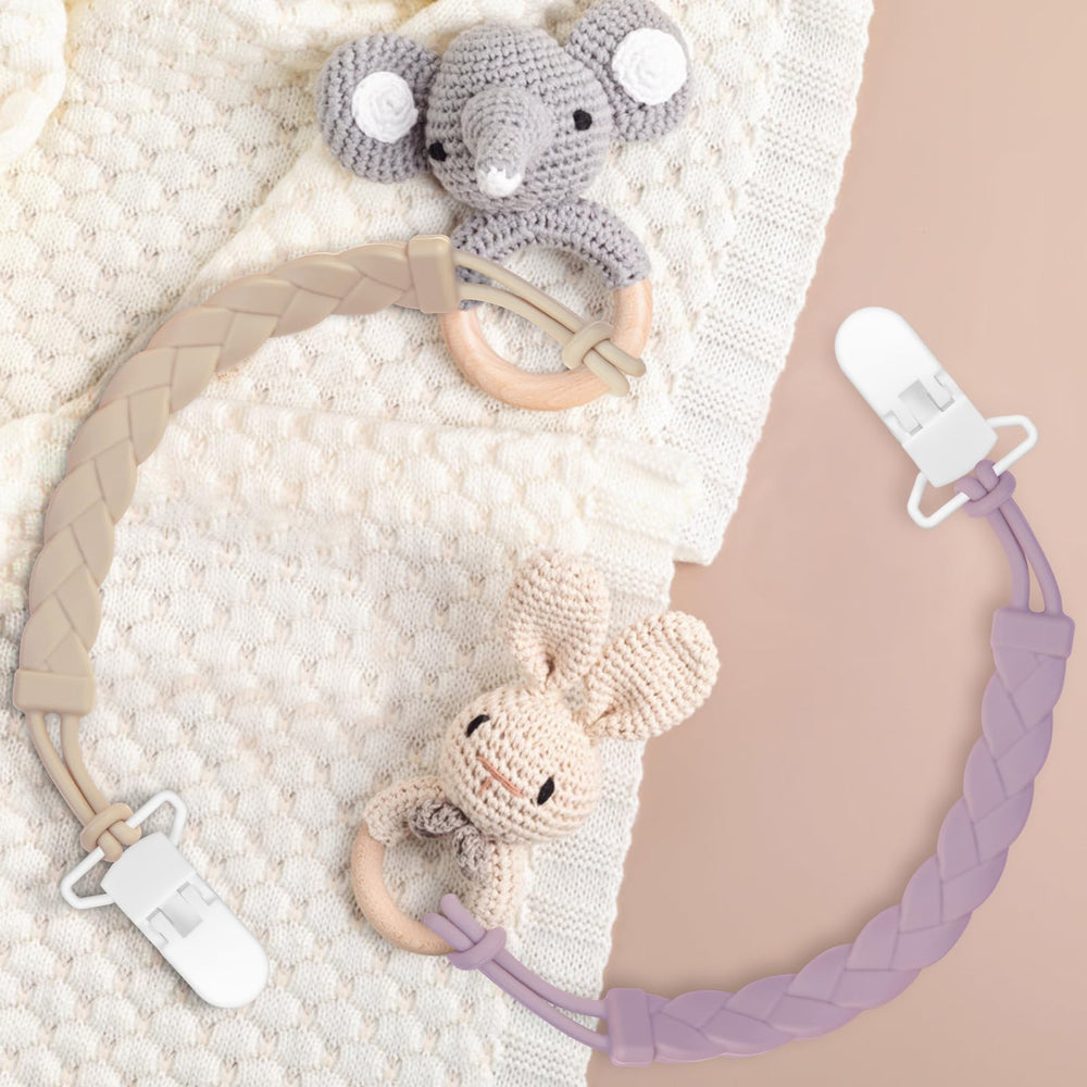 Draklary pacifier clip Easter-safe unisex style for newborns