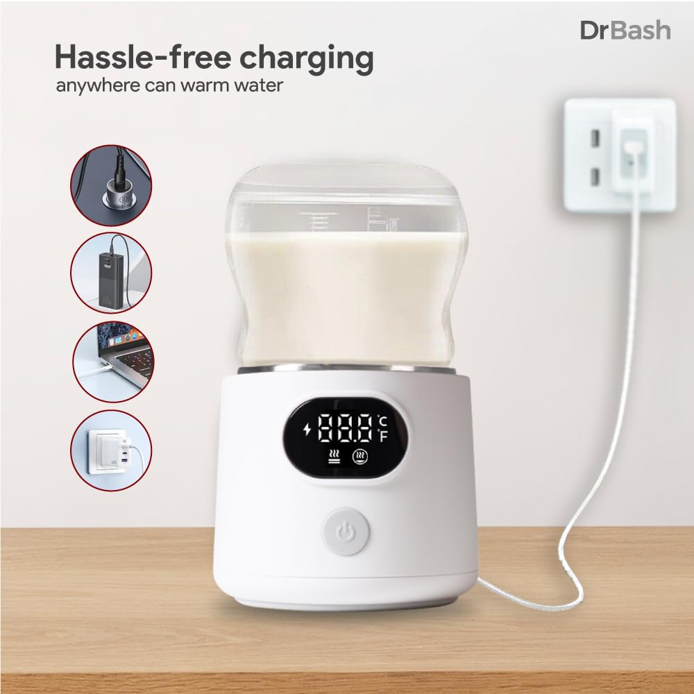 DrBash easy-clean design with rinse-friendly surfaces after use