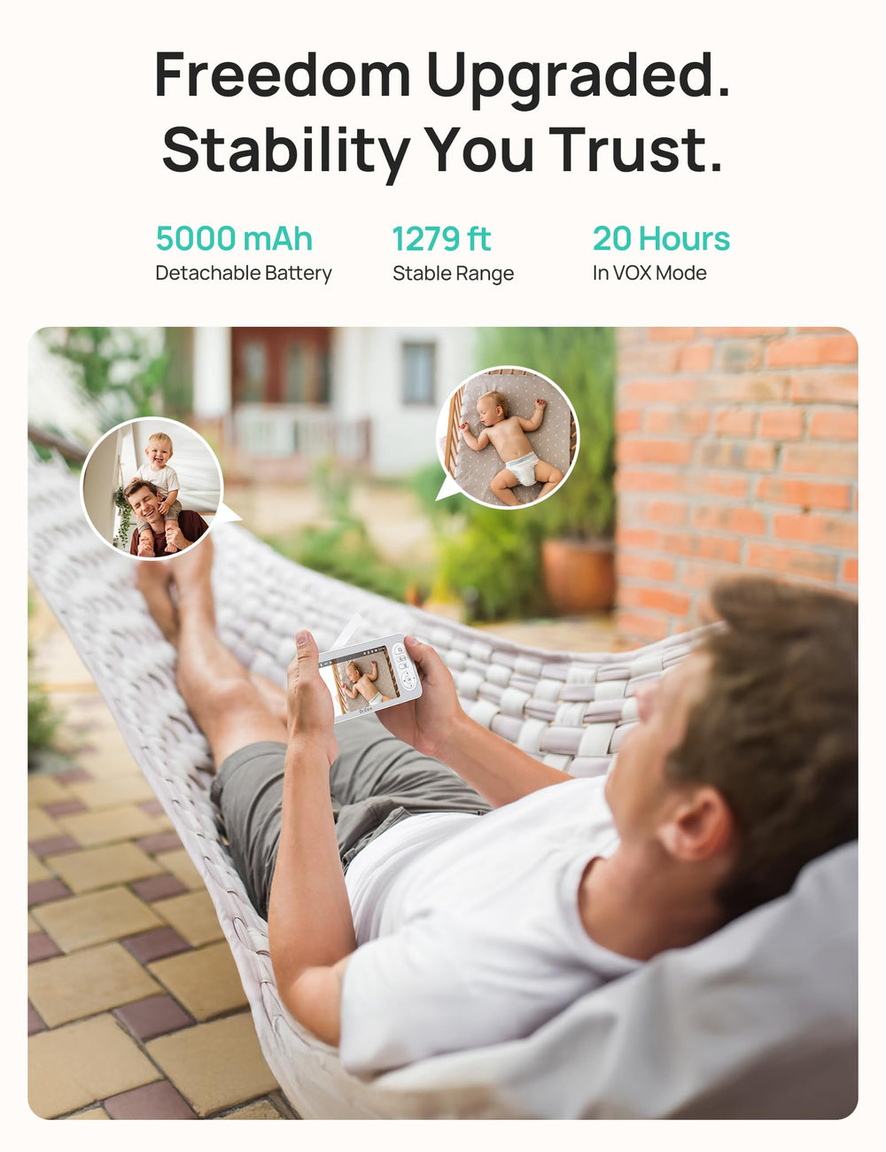 Dr.Care LumiView Plus privacy mode toggle for instant camera off
