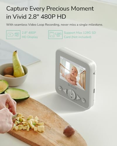Dr.Care NeoView night vision shows baby clearly in low light.