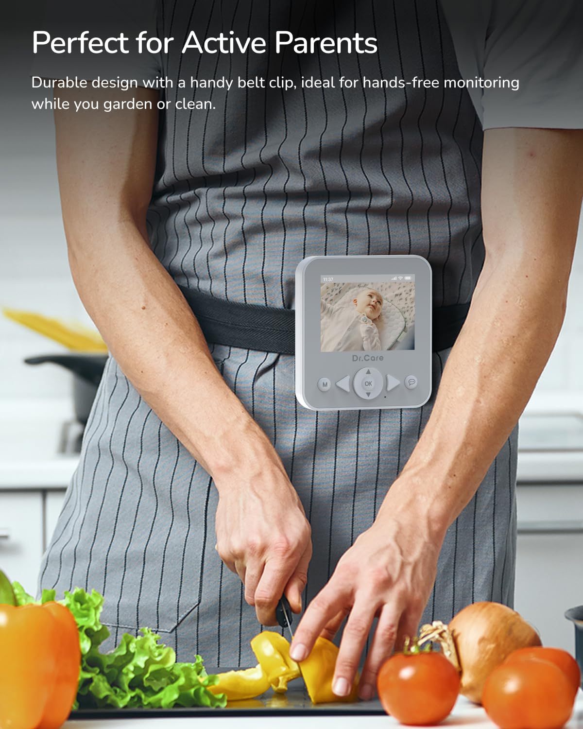 Dr.Care NeoView temperature sensor keeps room comfort in check.