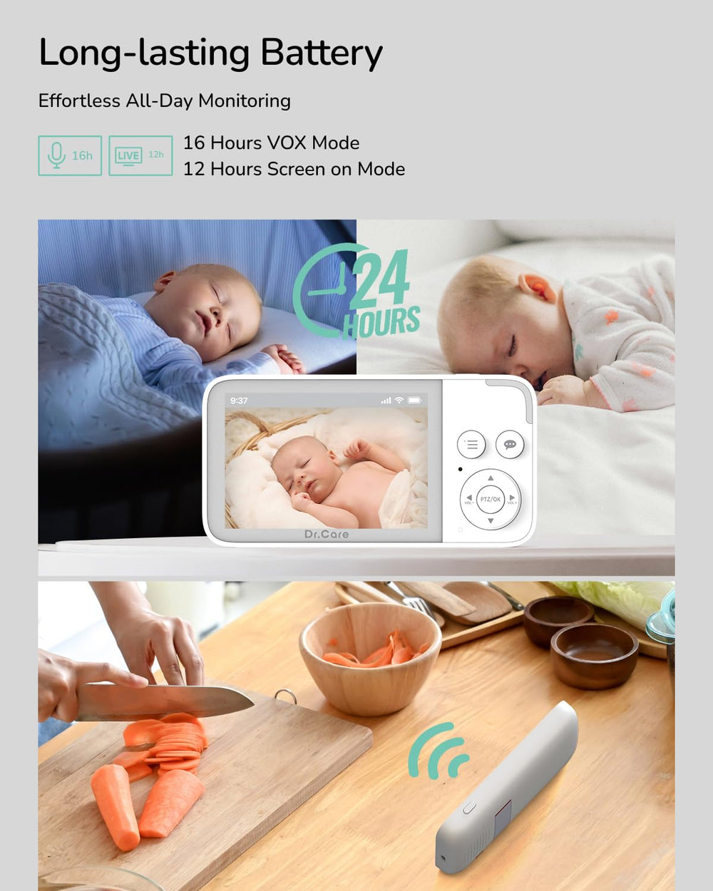 VOX mode on NeoView captures sounds while the screen stays dark