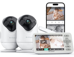 Dr.Care VistaView Lite monitor unit provides a stable central hub for real-time baby monitoring