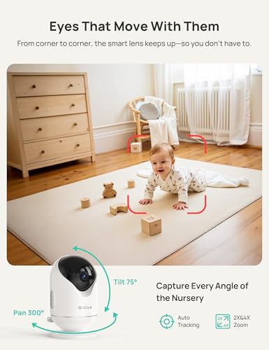 Dr.Care VistaView smart alerts notify motion and crying in real time.