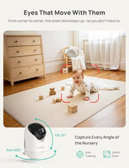 Dr.Care VistaView smart alerts notify motion and crying in real time.