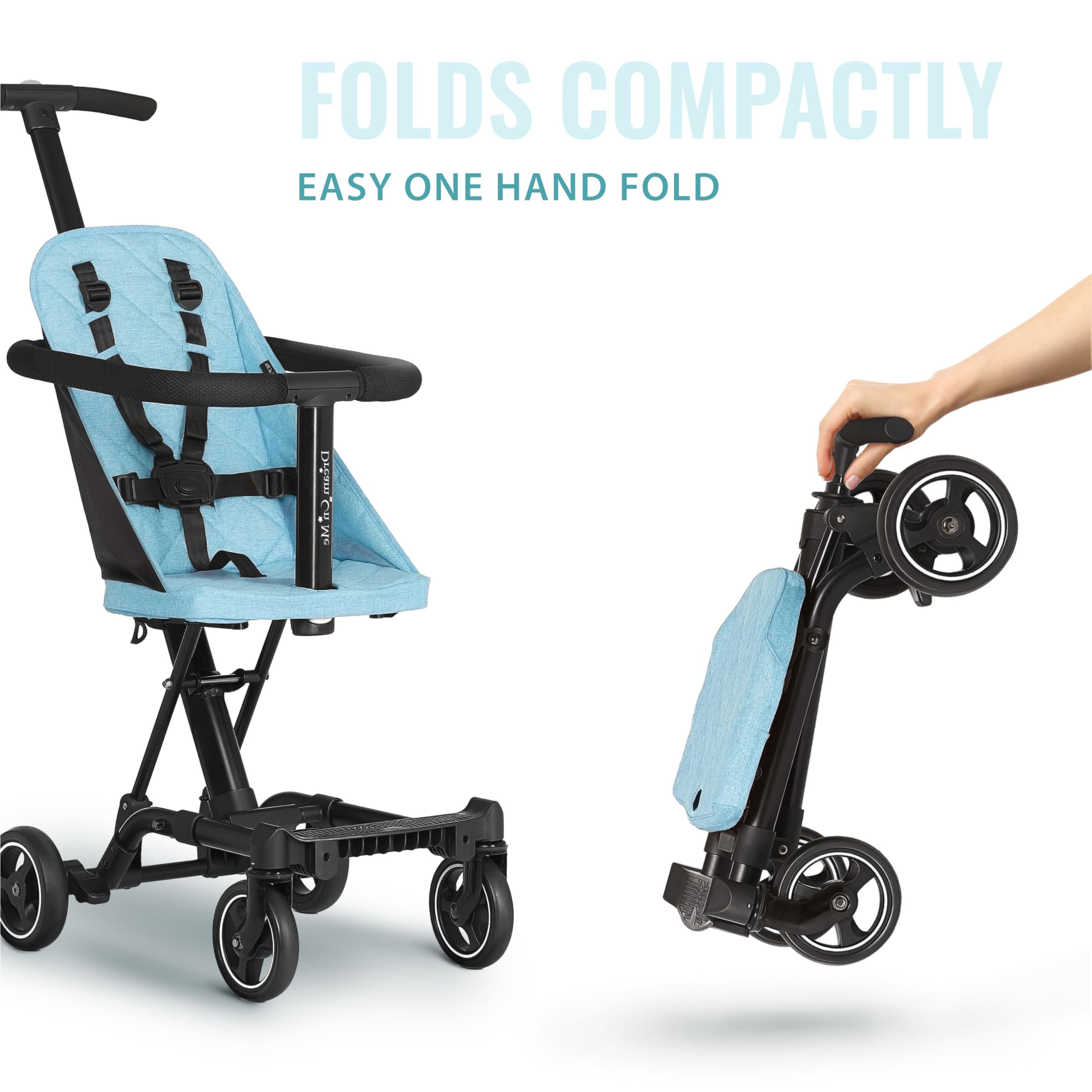 Coast Rider canopy and connector extend sun protection and tandem travel versatility