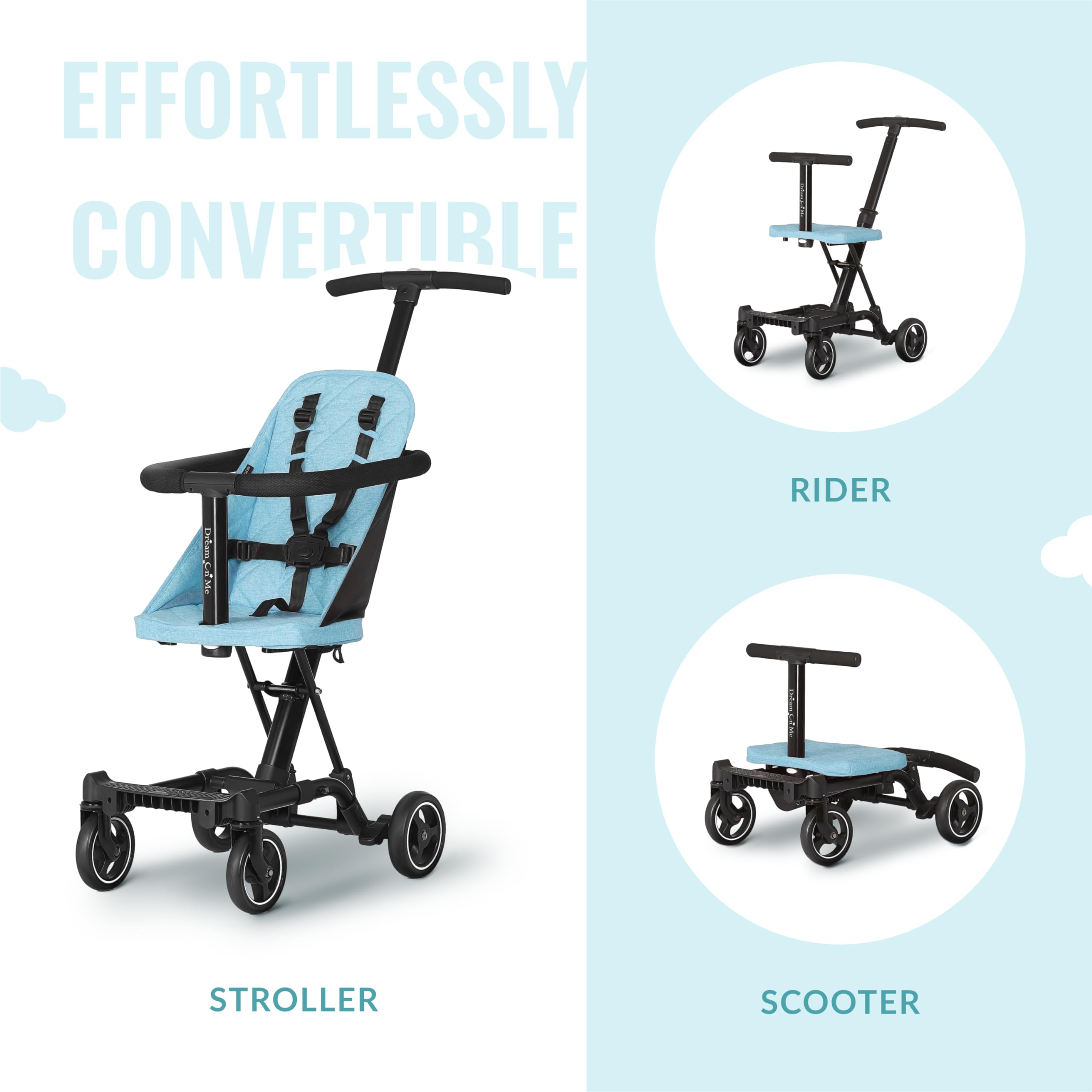 Dream On Me Coast Rider converts to rider or scooter as your child grows
