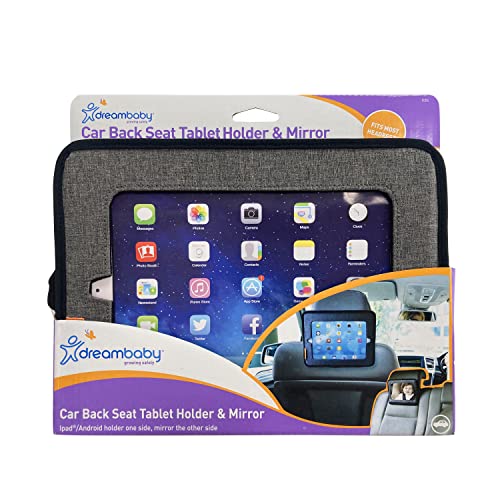 Dreambaby 2-in-1 design offers monitoring and entertainment on road trips.