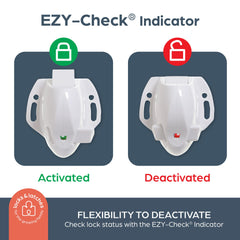 Dreambaby Adhesive Mag Locks with magnetic key enabling easy, controlled cabinet access.