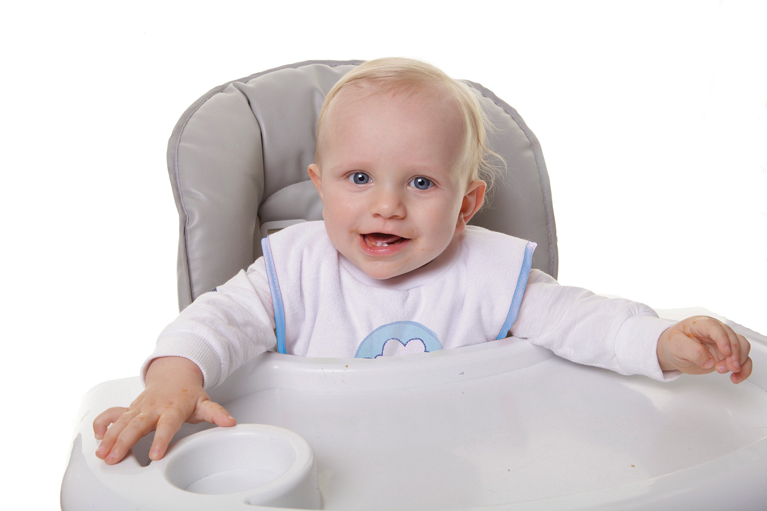 Dreambaby bib designed for 6-36 months supports versatile use from drool to feeding.