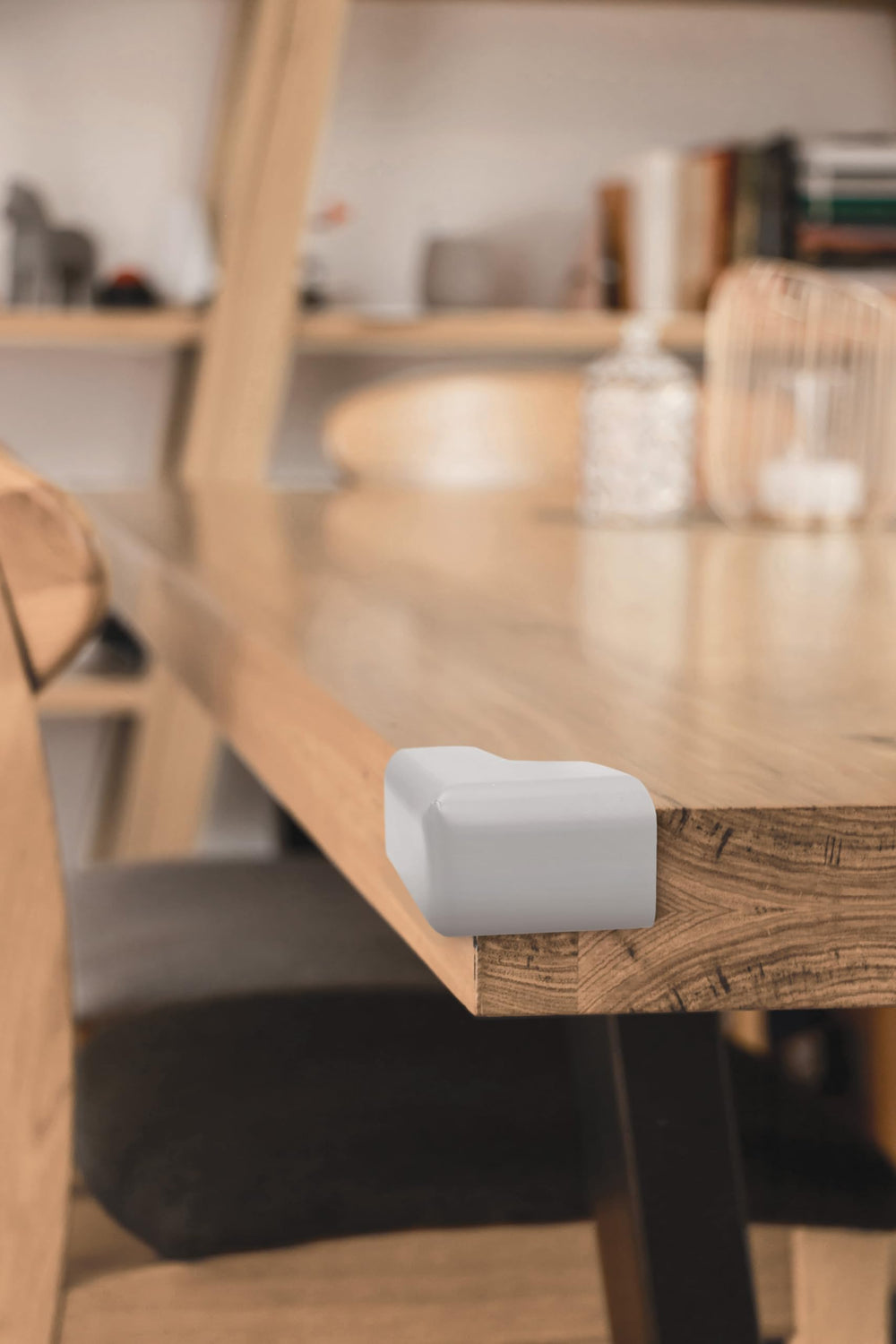 Dreambaby Bump Guard dining table corner protects kids during meals.