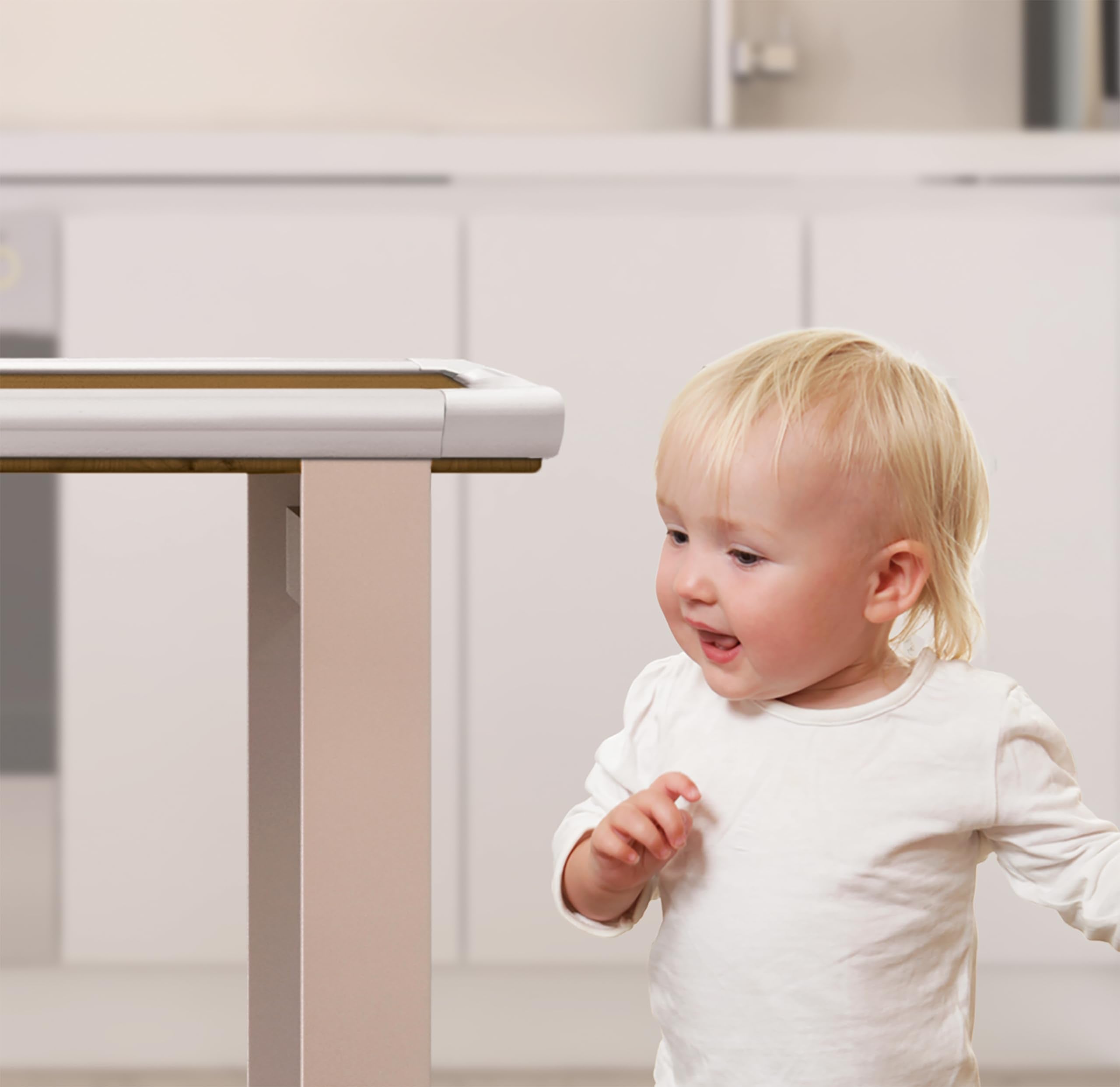Dreambaby Bump Guard shelving corner protection guards glass shelves safely.