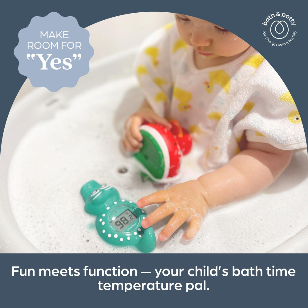 Dreambaby thermometer switches Celsius and Fahrenheit for convenience