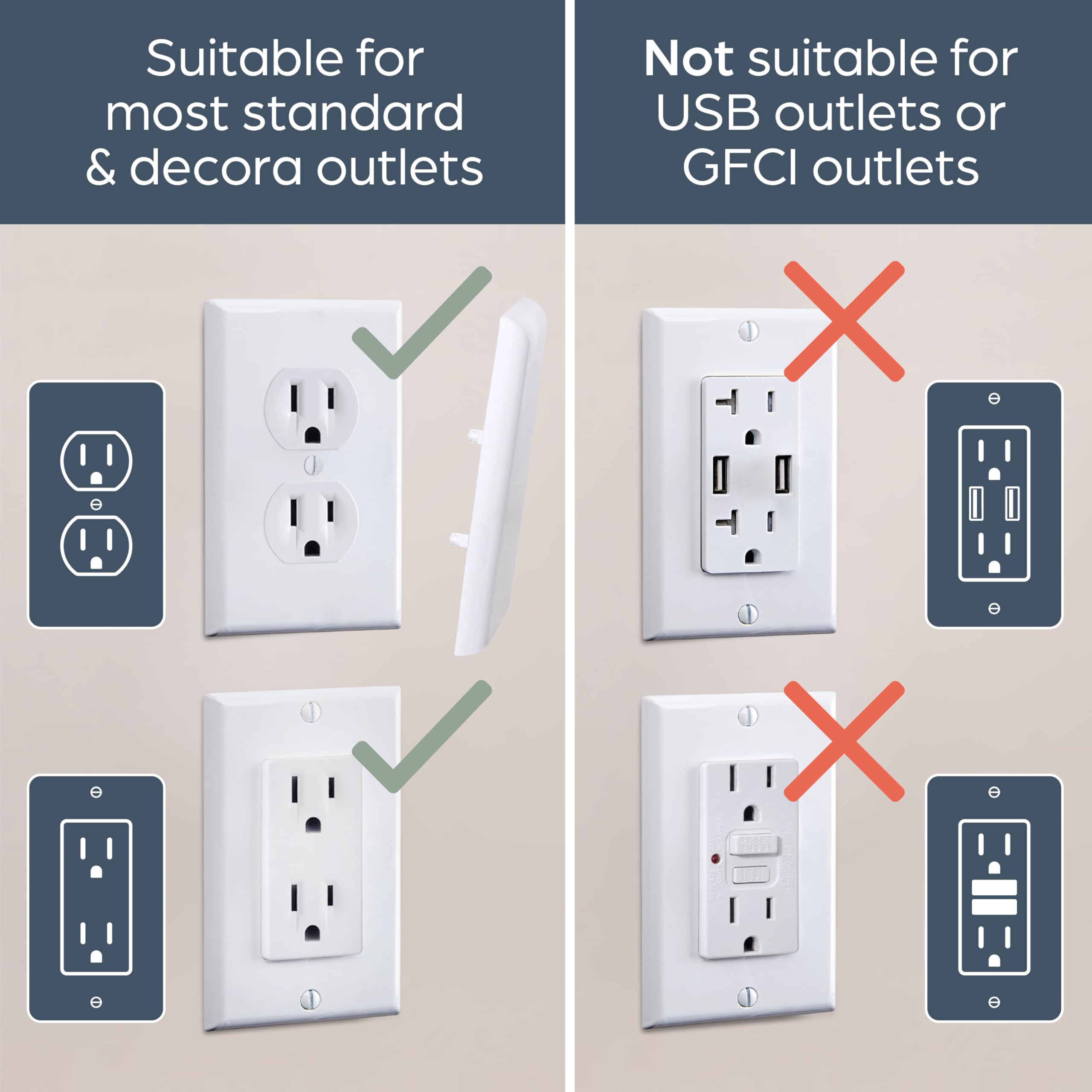 Dreambaby CoverPlug easy installation helps you secure outlets quickly.