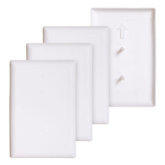 Dreambaby CoverPlug paintable outlet cover blends with walls for child safety.