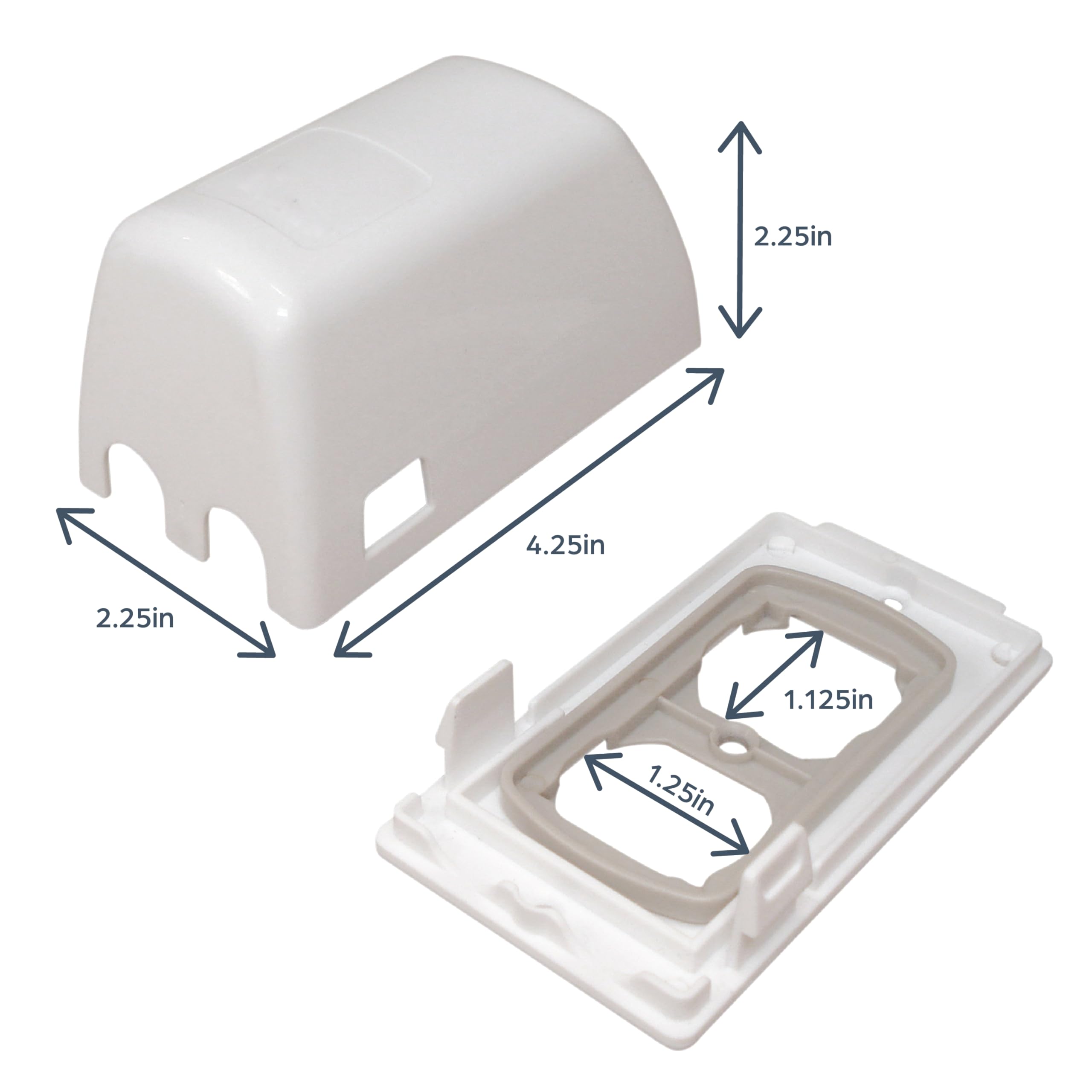 Dreambaby dual-fit-outlet-cover 4-pack enables multi-room protection