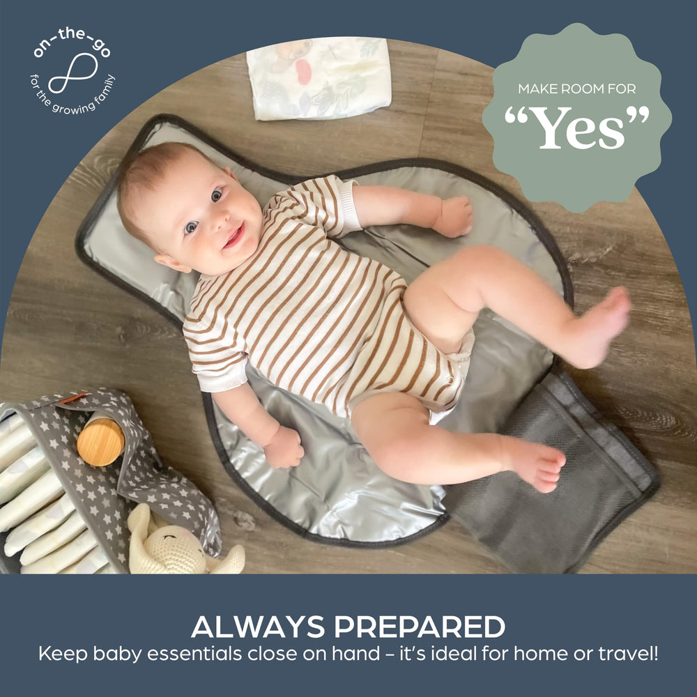 Dreambaby Fold and Go changing pad durable, easy-clean surface for travel use