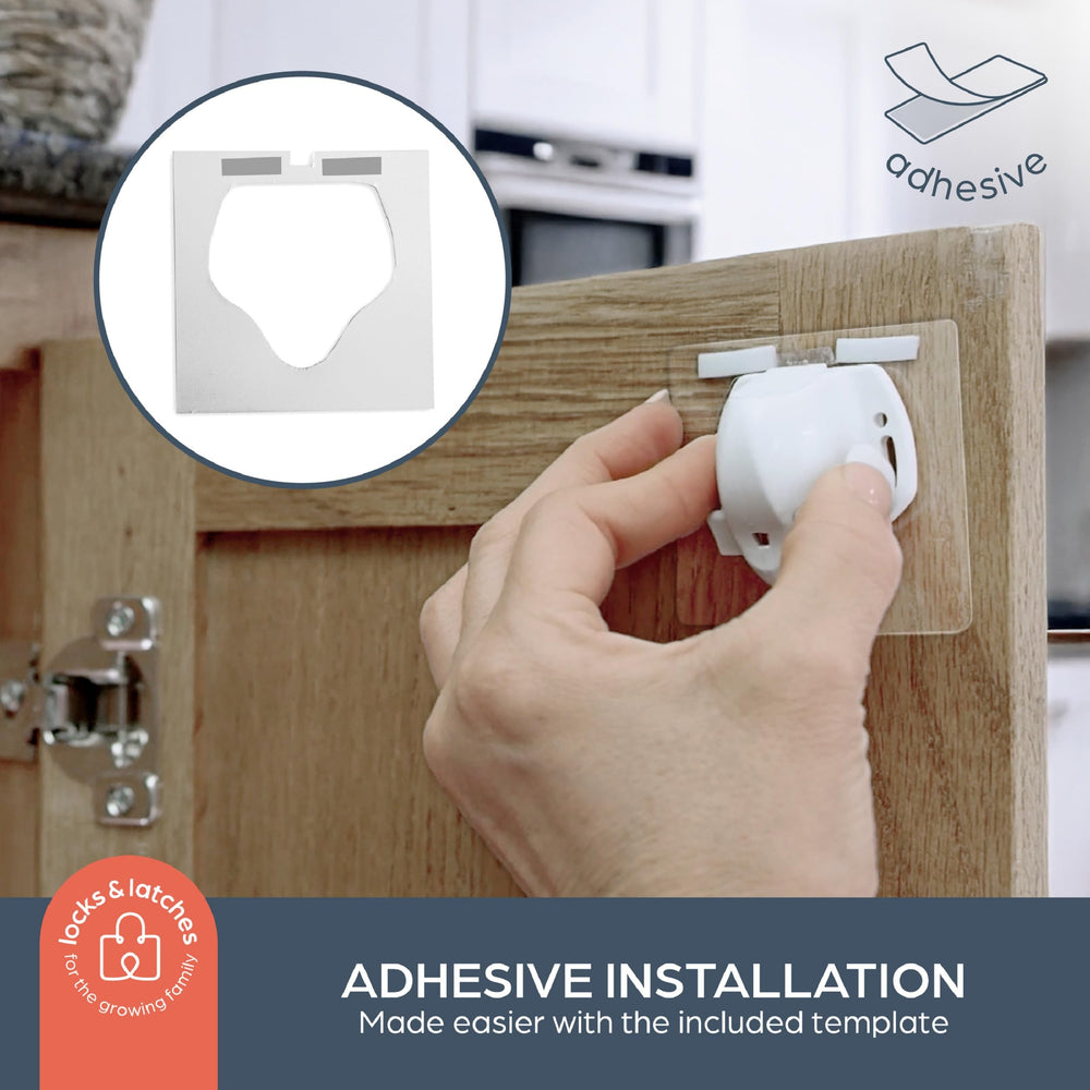 Dreambaby installation template in use for precise placement