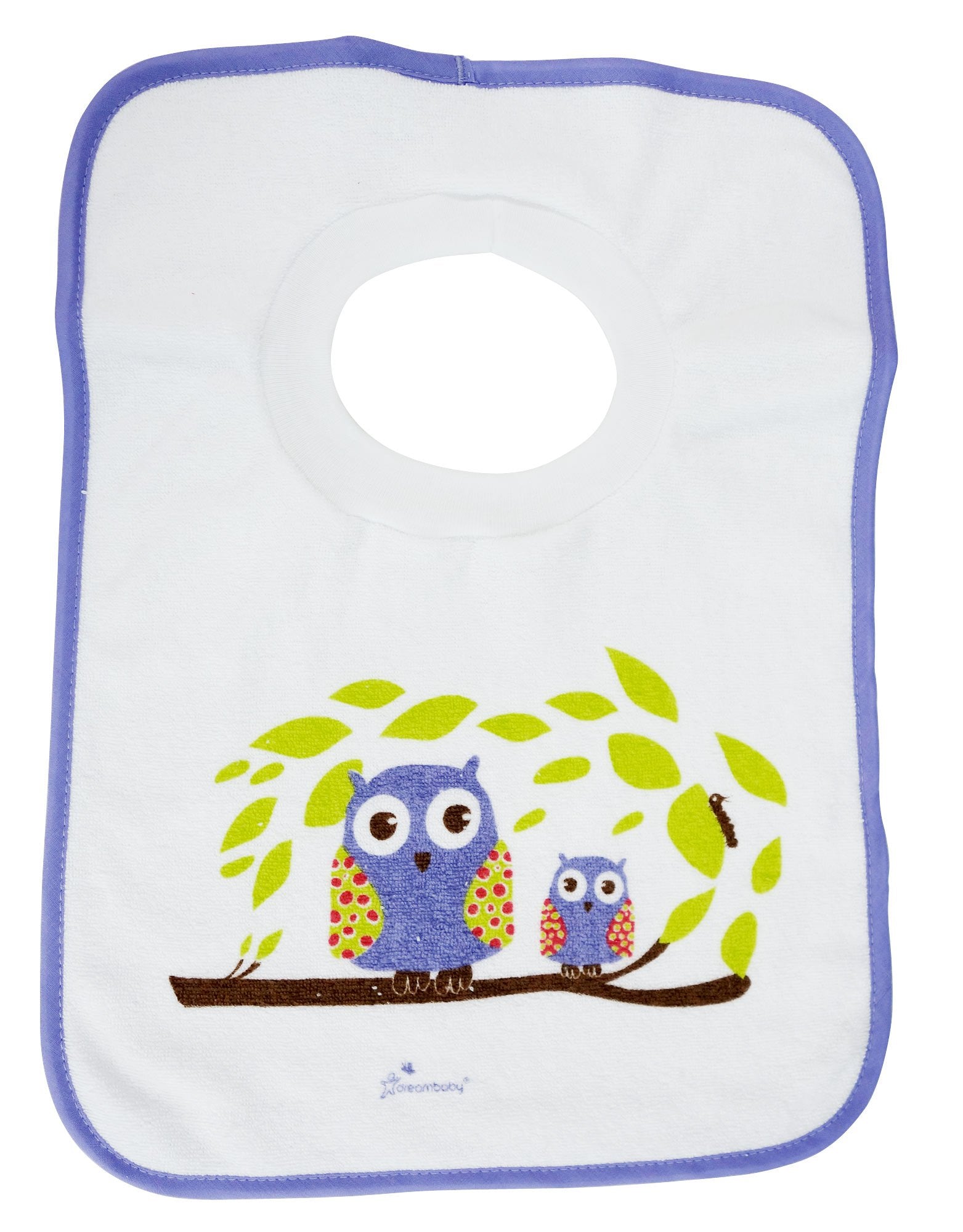 Dreambaby machine-washable bib ready for quick cleanup after meals.