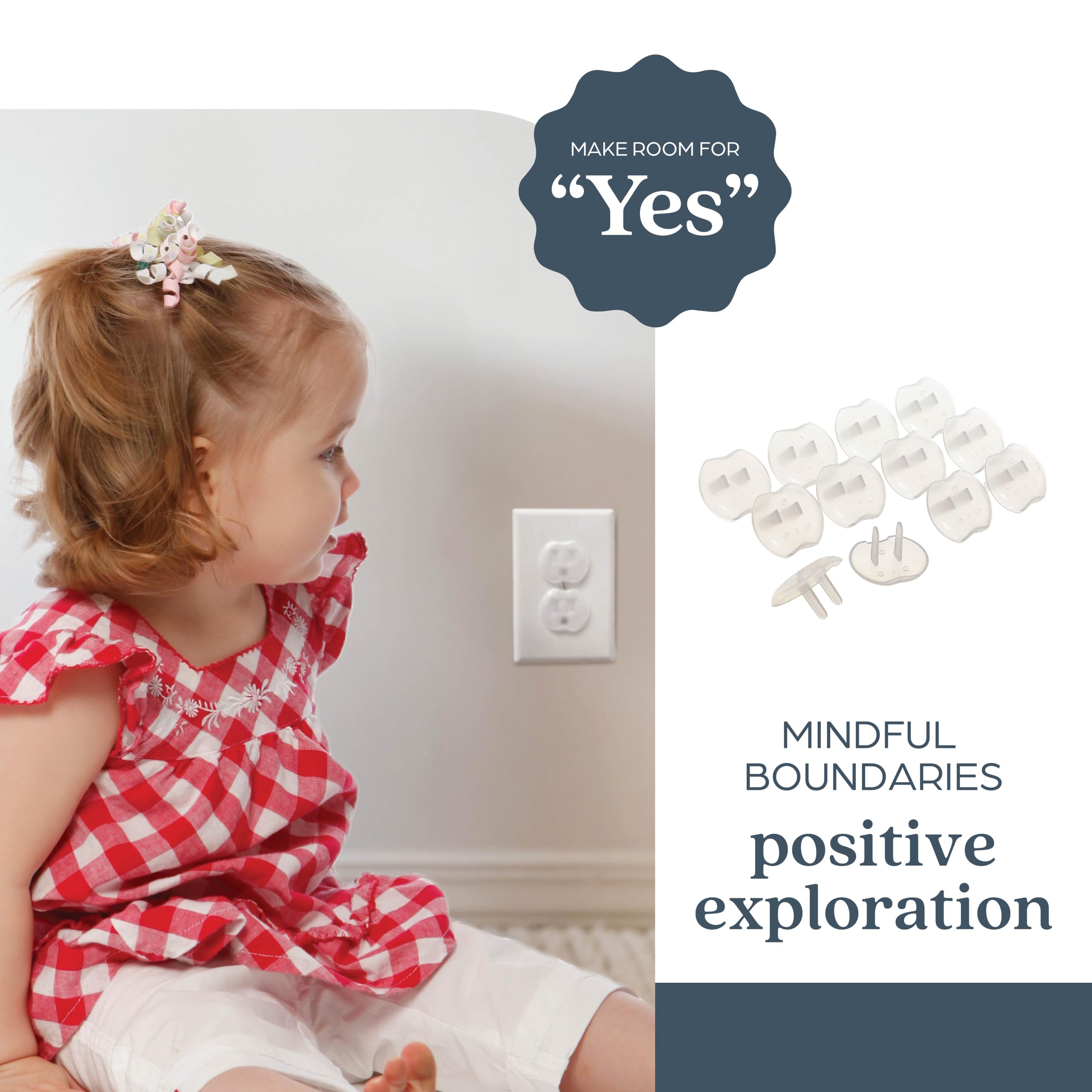Dreambaby outlet plug covers standard outlet demonstrate universal fit for most homes.