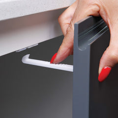 Dreambaby Safety Catches drawer installation demonstrating simple setup