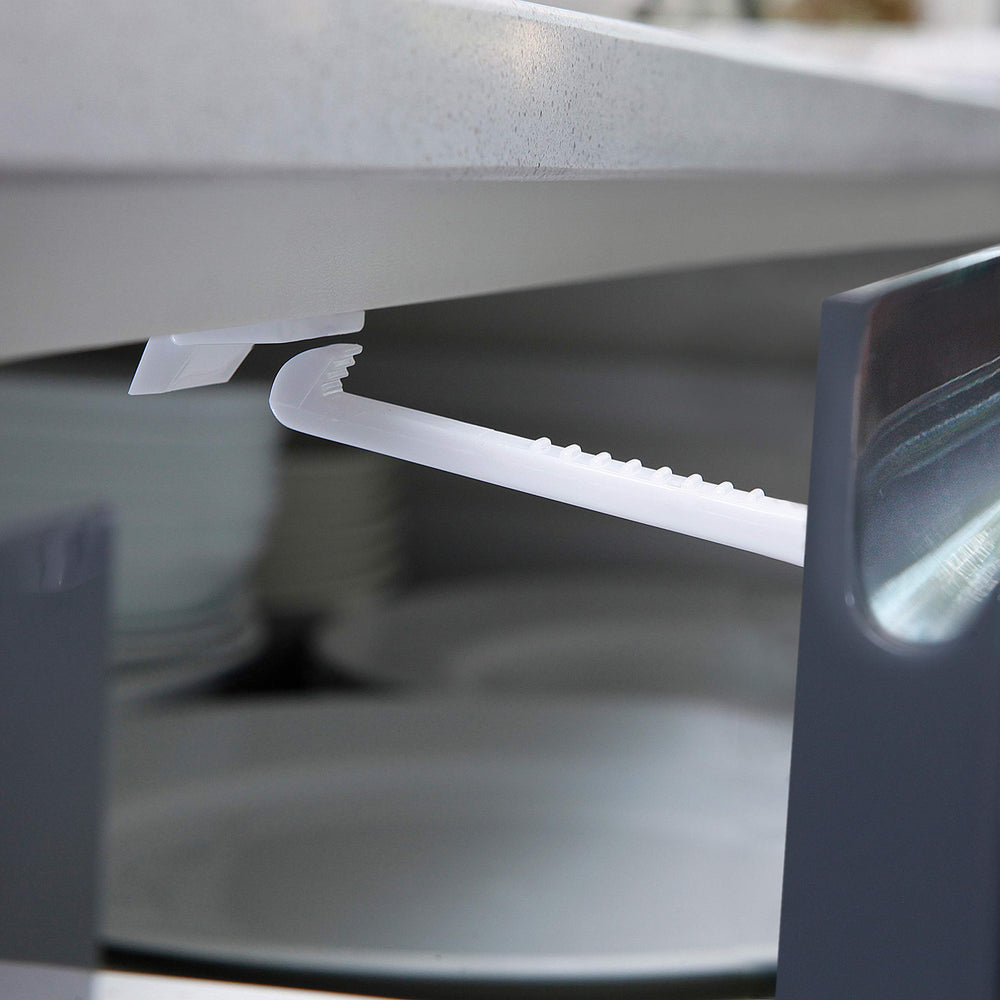 Dreambaby Safety Catches hidden design preserves cabinet aesthetics