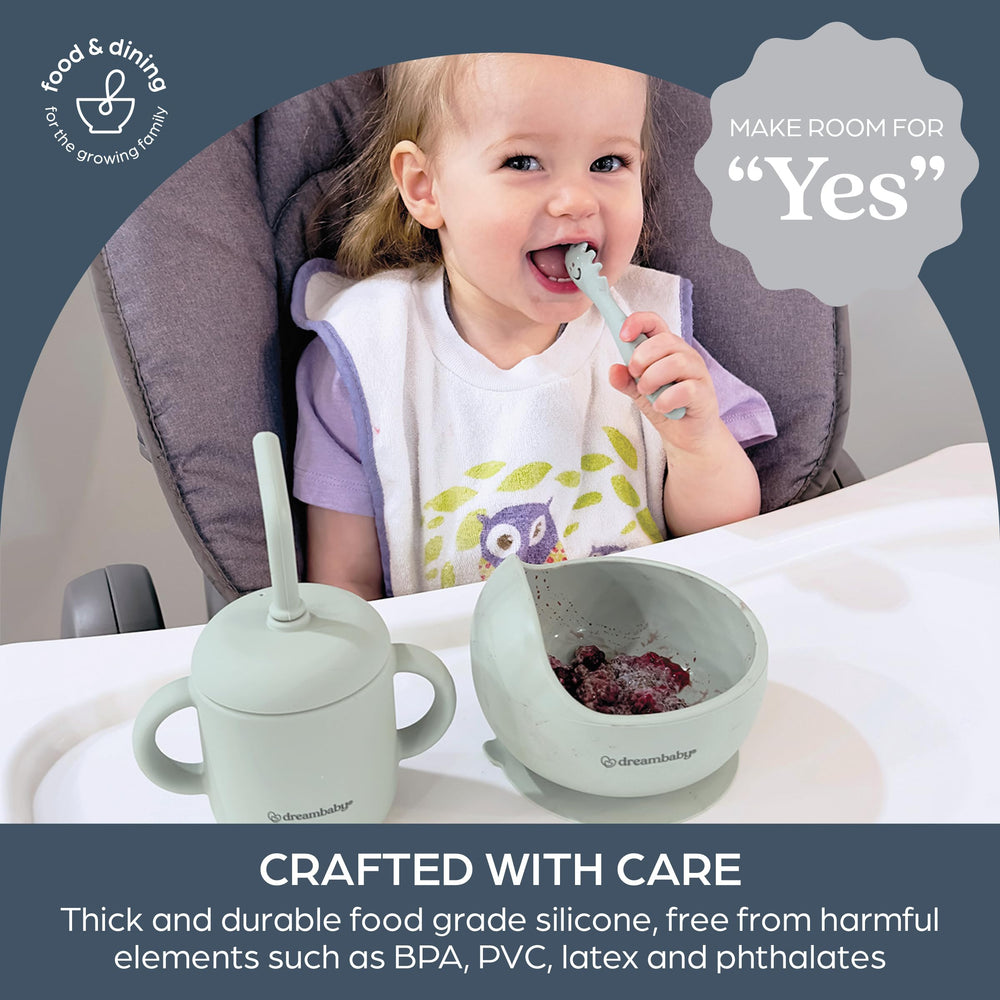 Dreambaby Seafoam dishwasher-safe design for easy cleanup