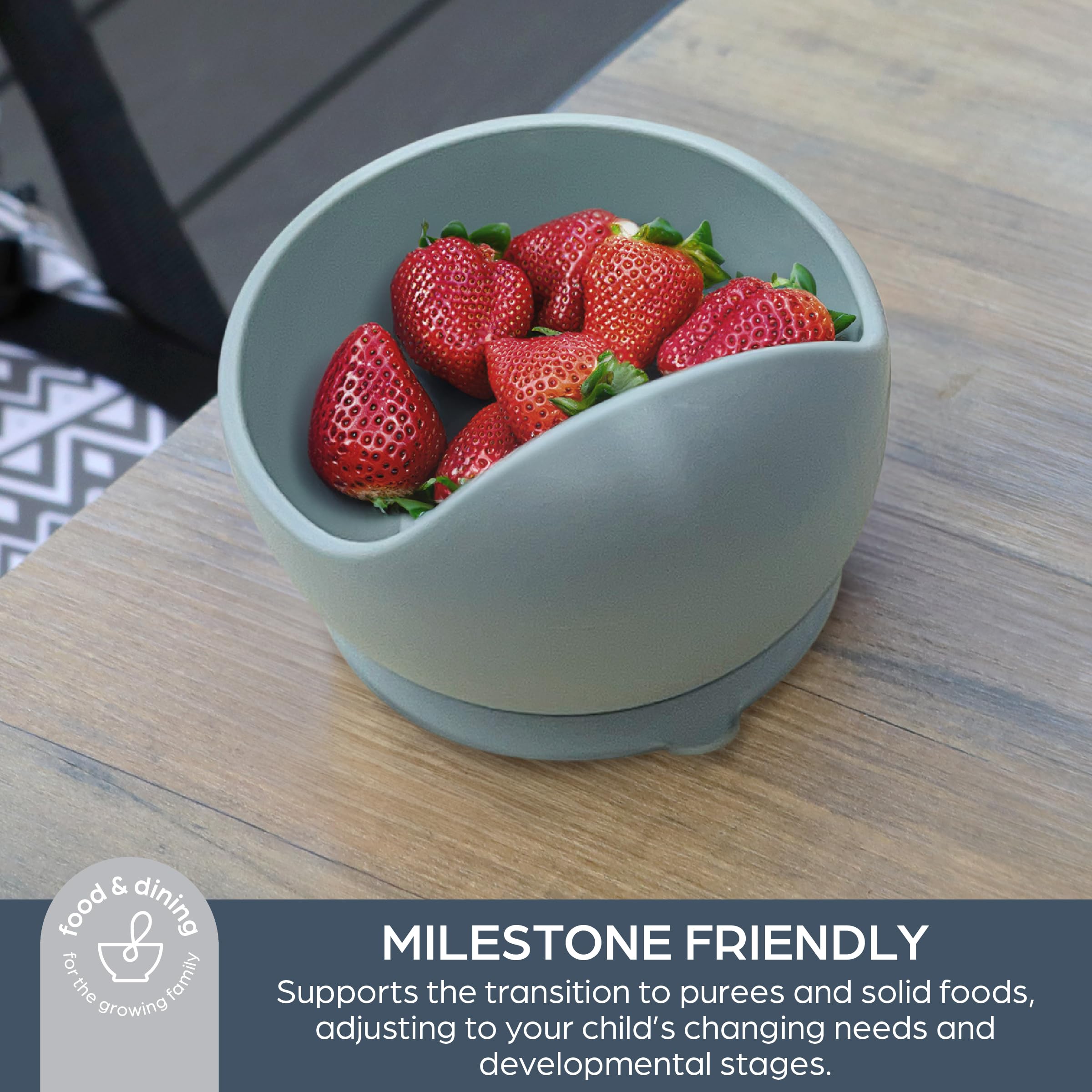 Dreambaby 100% food-grade silicone is BPA and phthalate-free.